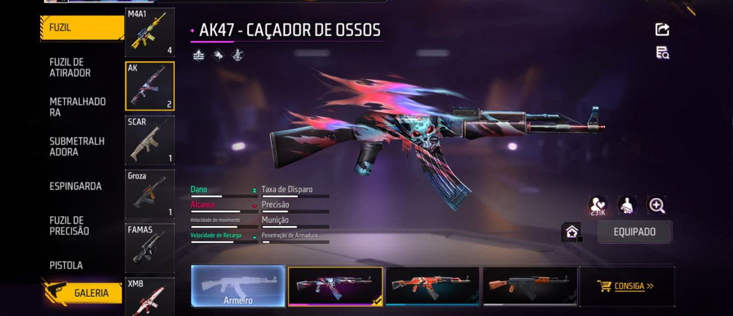 Conta ff antiga