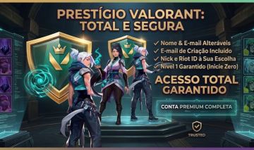 [BR] CONTA VALORANT VIRGEM (LV. 1) | ACESSO TOTAL + E-MAIL | NUNCA LOGADA