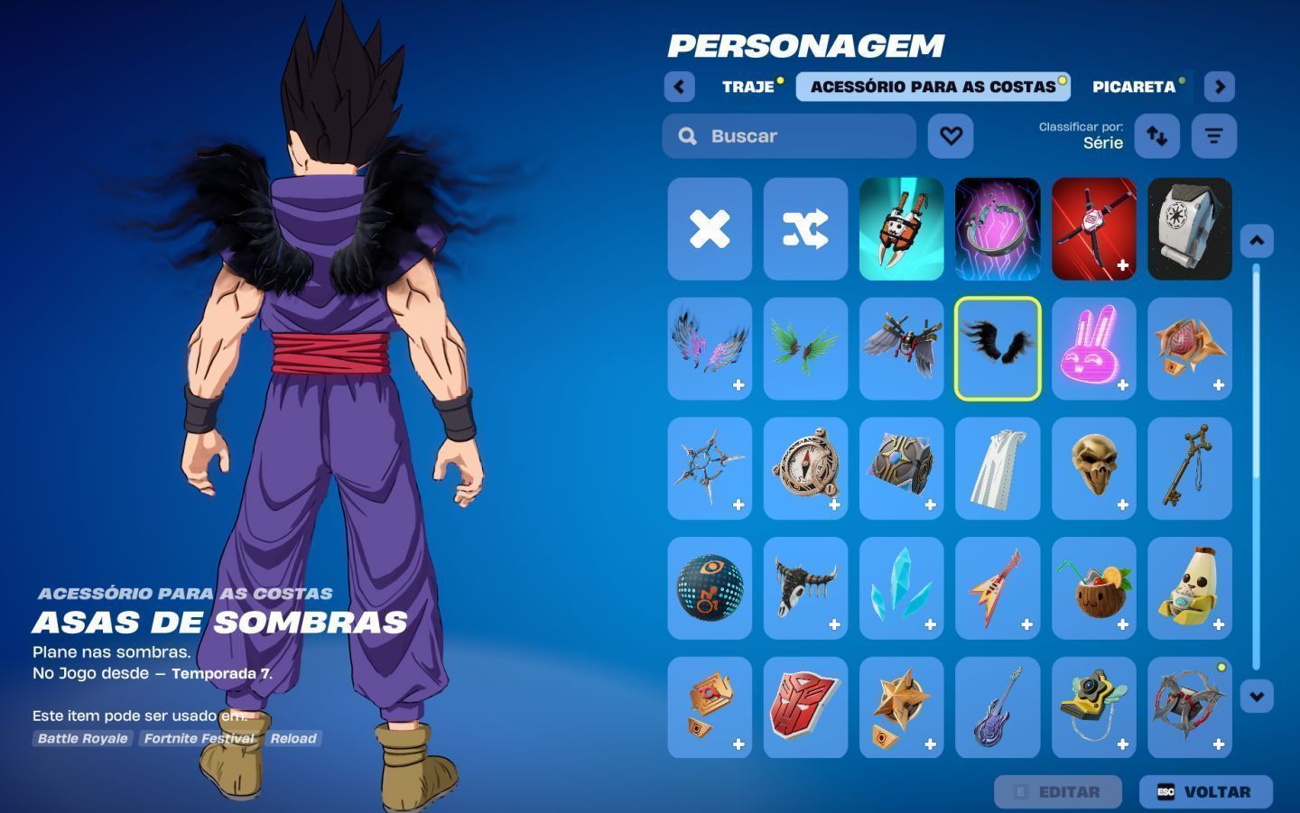 30 SKINS | GOHAN | SOMBRA OCULTA | MIZUKI | SHOGUN | ERA | FULL ACESSO