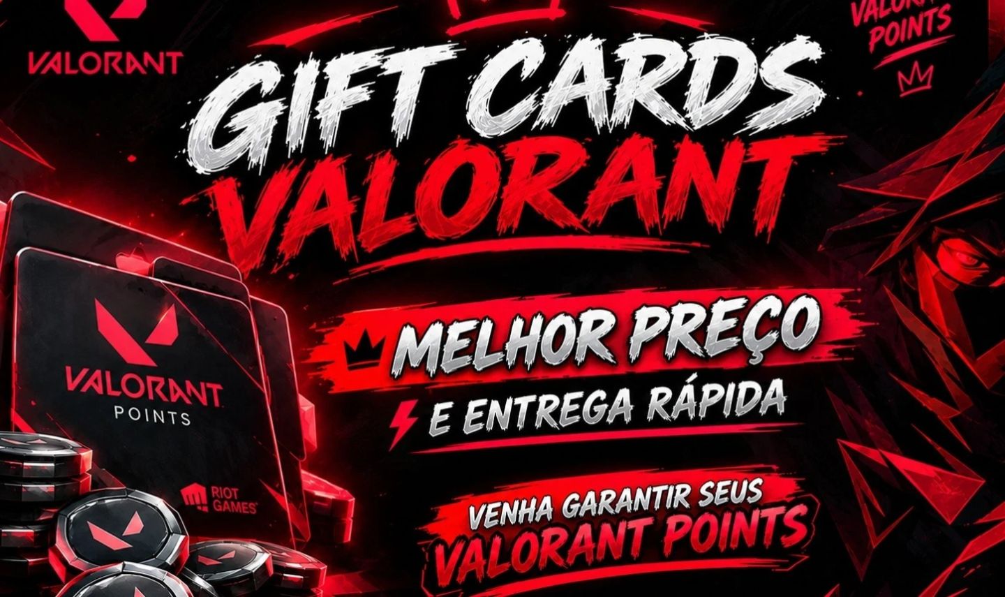 [MELHOR PREÇO]Gift Card VP(VALORANT POINTS)