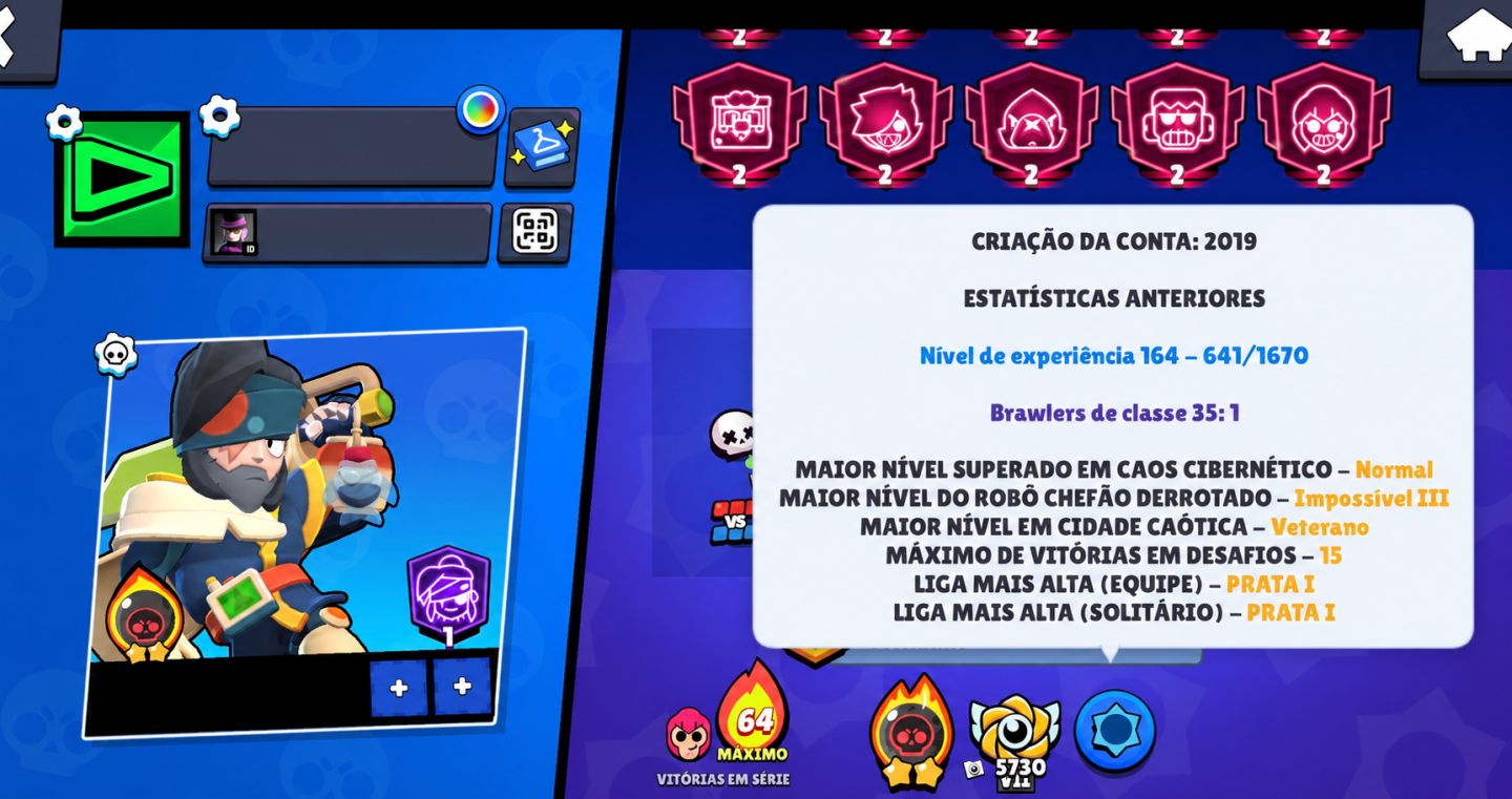 CONTA DE BRAWL STARS À VENDA! | OPORTUNIDADE IMPERDÍVEL/ E +1 CONTA CLASH ROYALE