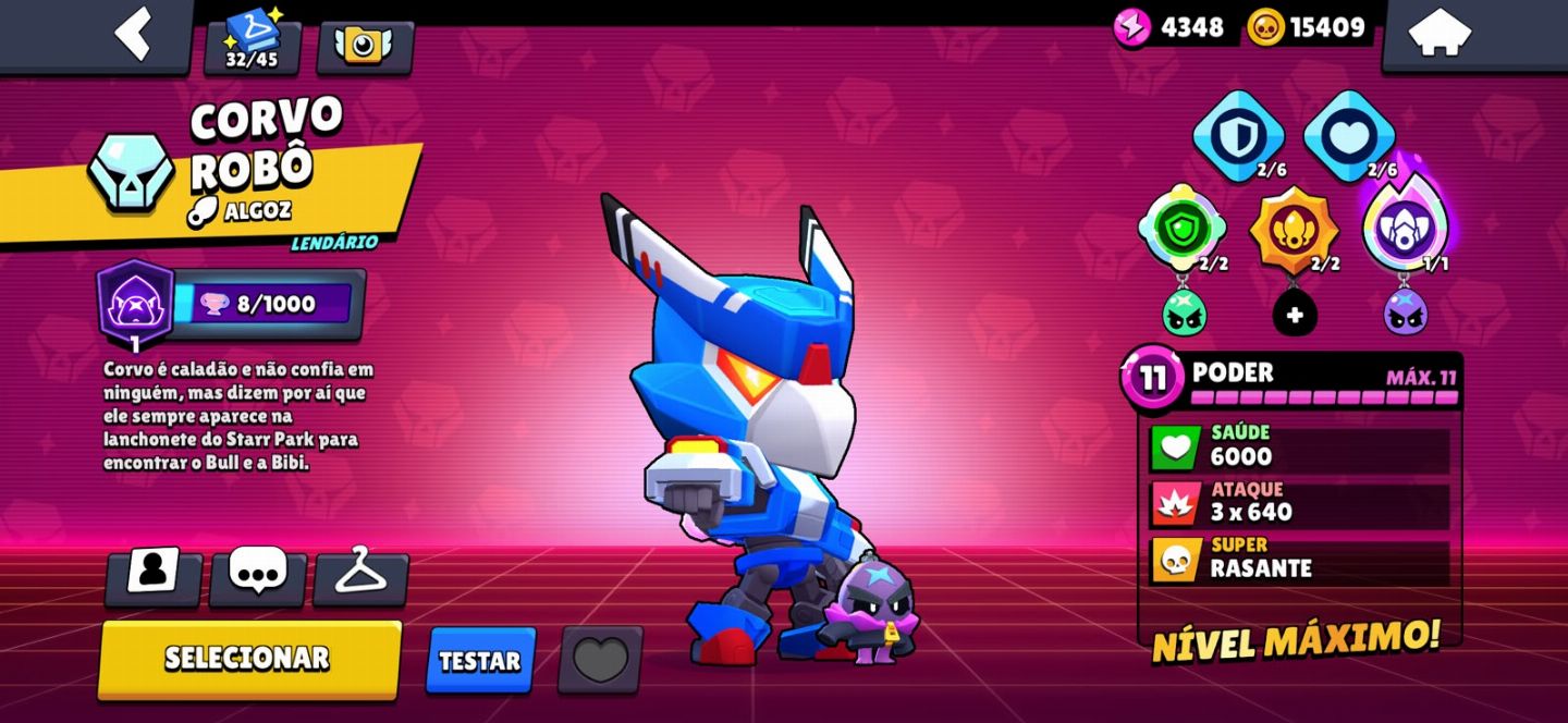 PROMOÇÃO Conta de Brawl Stars com MUITAS Skins Lendarias e raras + Clash Royale!
