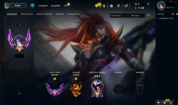CONTA LOL - Mestre / 58% WR / HAND LEVEL / 18 SKINS / 61 CAMPEÕES / LEVEL 82
