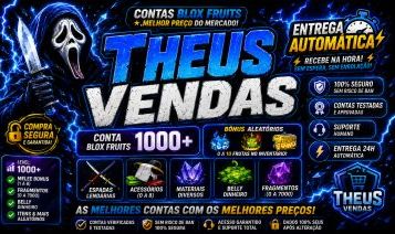 CONTA BLOX FRUITS LVL1000 COM FRUTA BÔNUS(MENOR PREÇO)
