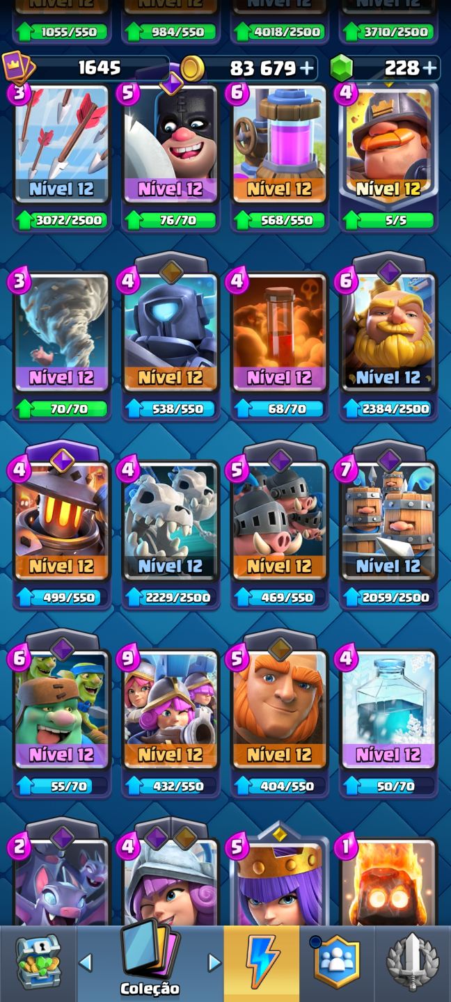 Conta Clash Royale Arena 28