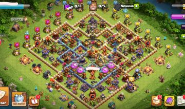 Combo: CV 16 Quase Full (CoC) + Clash Royale (10k Gemas / 2M Ouro)+11mil troféus