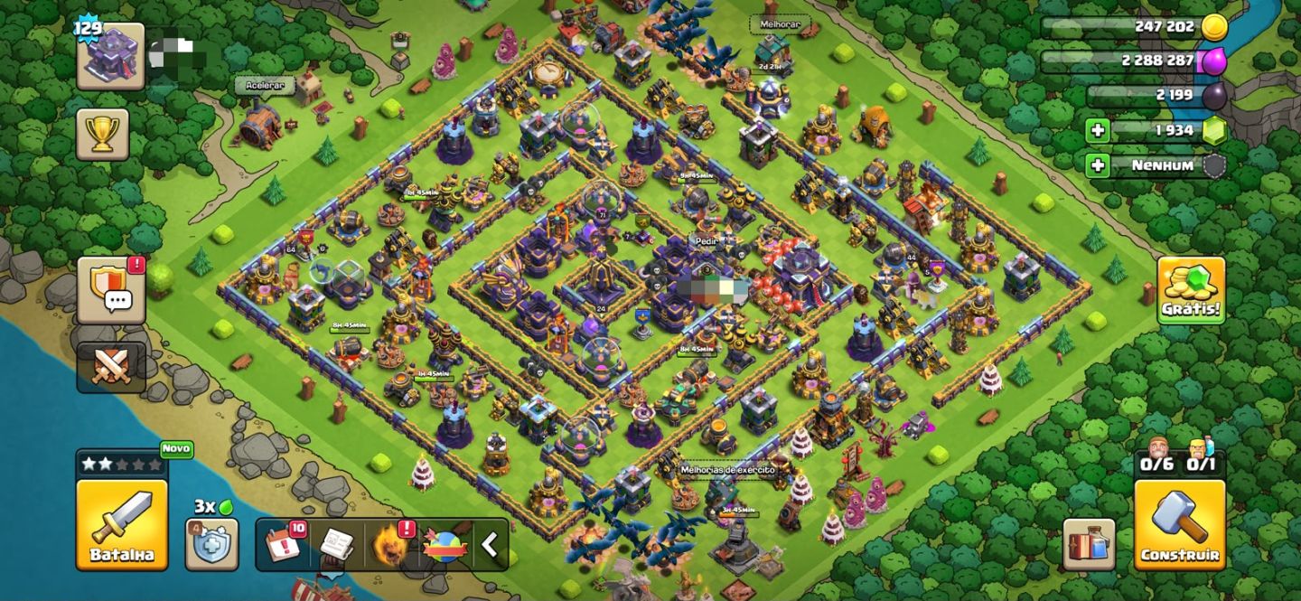 Em Oferta!! - Clash Of Clans Contas com os Maiores Lvl de Cc & Cv Fulls