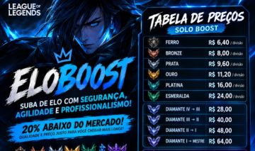 BOOST LOL | Suba de Elo + Serviço Rápido e Profissional