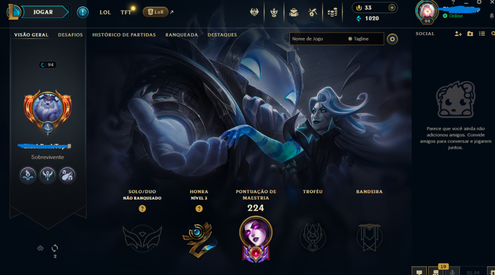 25% OFF E SEM TAXA | 92 CHAMPS | LVL 94 | 41 SKINS LINDAS! | + BRINDES