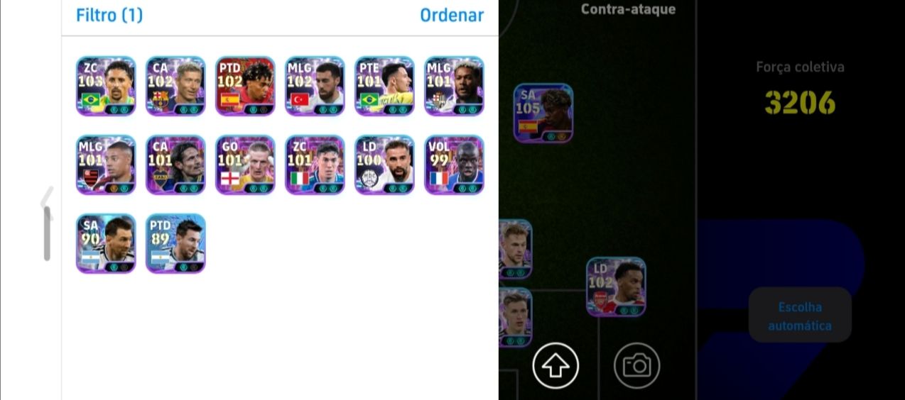 CONTA DE EFOOTBALL 3344 DE FORÇA!