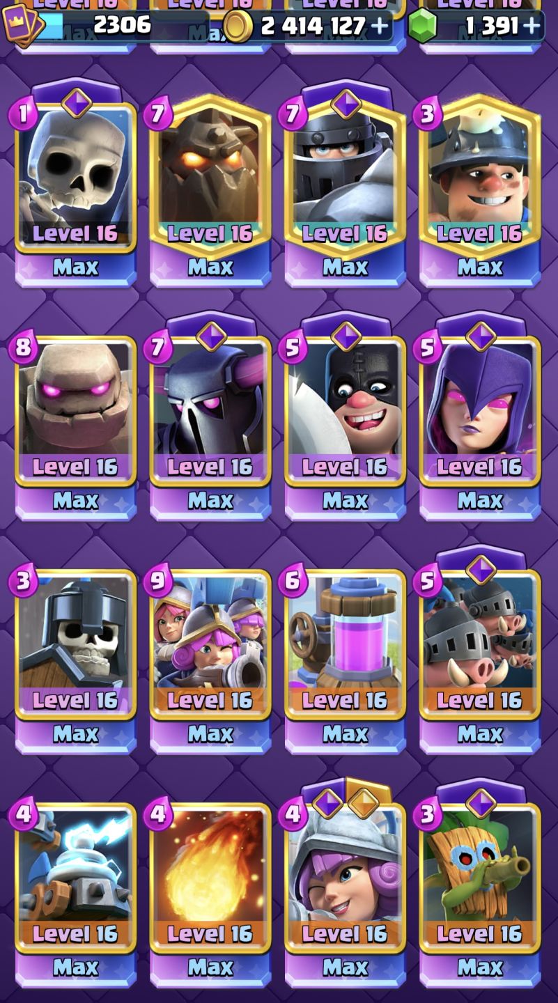 Conta Clash Full Max (todas as cartas/evos/heroi)
