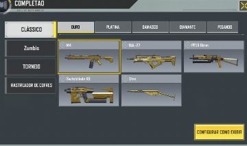 CONTA CODM LVL 45 | 1 LENDÁRIA | 120 CP | M4/BAL/BIZON/SWITCH/STEN OURO