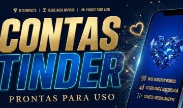 CONTAS PRONTA PARA TINDER