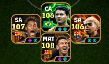 CONTA EFOOTBALL RARA! NEY 107 + YAMAL BLITZ + MESSI BLITZ + ROMARIO E+++!