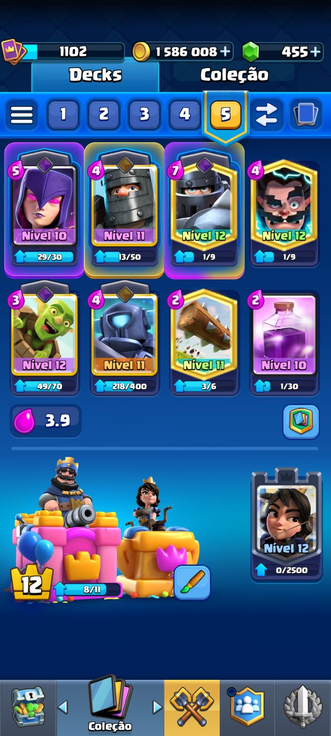 Conta Top Brawl Stars e Clash Royale, as duas estão bem tops