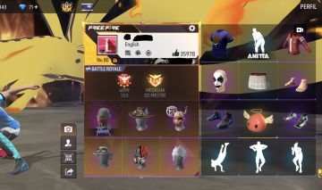 CONTA FREE FIRE RARA ANTIGA ID 9 DÍGITOS