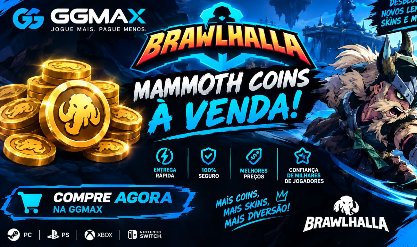 BRAWLHALLA / MAMMOTH COINS MAIS BARATO!