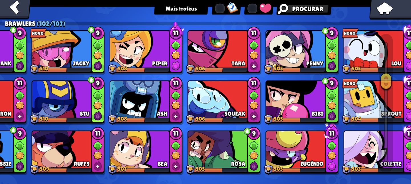 CONTA BRAWL STARS