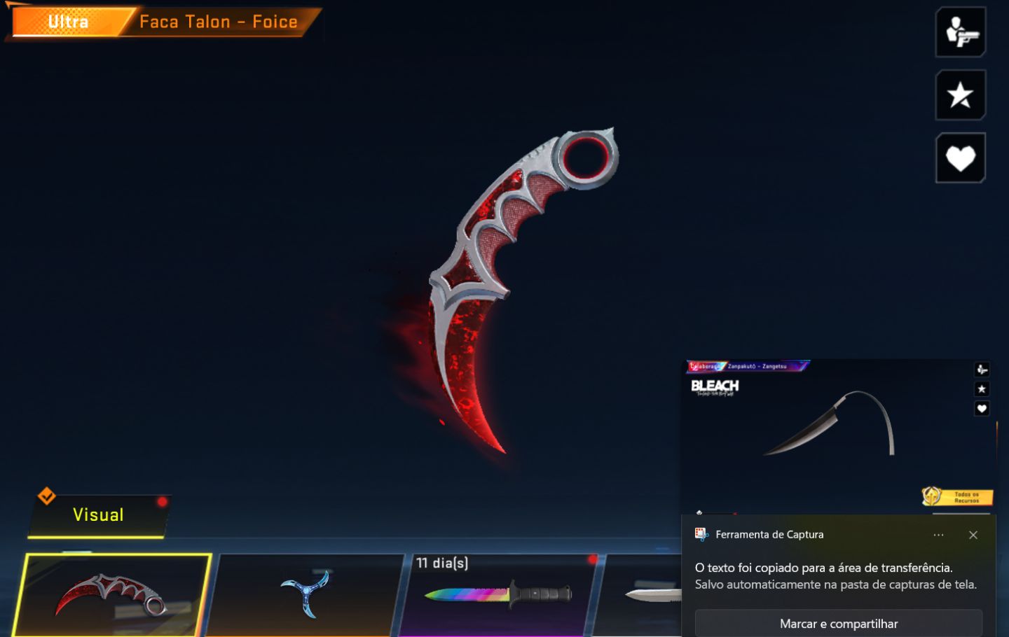CONTA BLOOD STRIKE, LVL 50