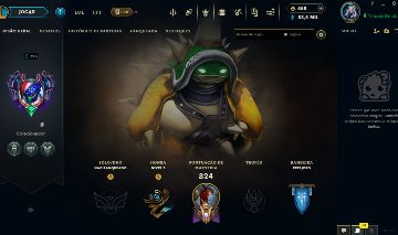 CONTA LOL DE 2013 |376 SKINS | FULL CHAMP | RAMMUS REI | FULL ACESSO | LEVEL 726