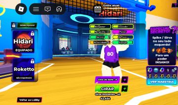 CONTA COM HIDARI, ROKETTO, MIKAGE, SANJU,1SLOT E S17 PRO FX | VOLLEYBALL LEGENDS