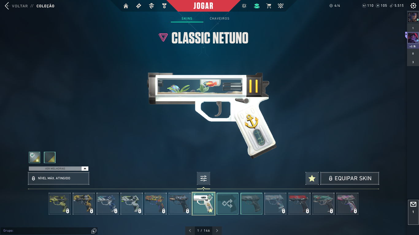 Conta de valorant com skin