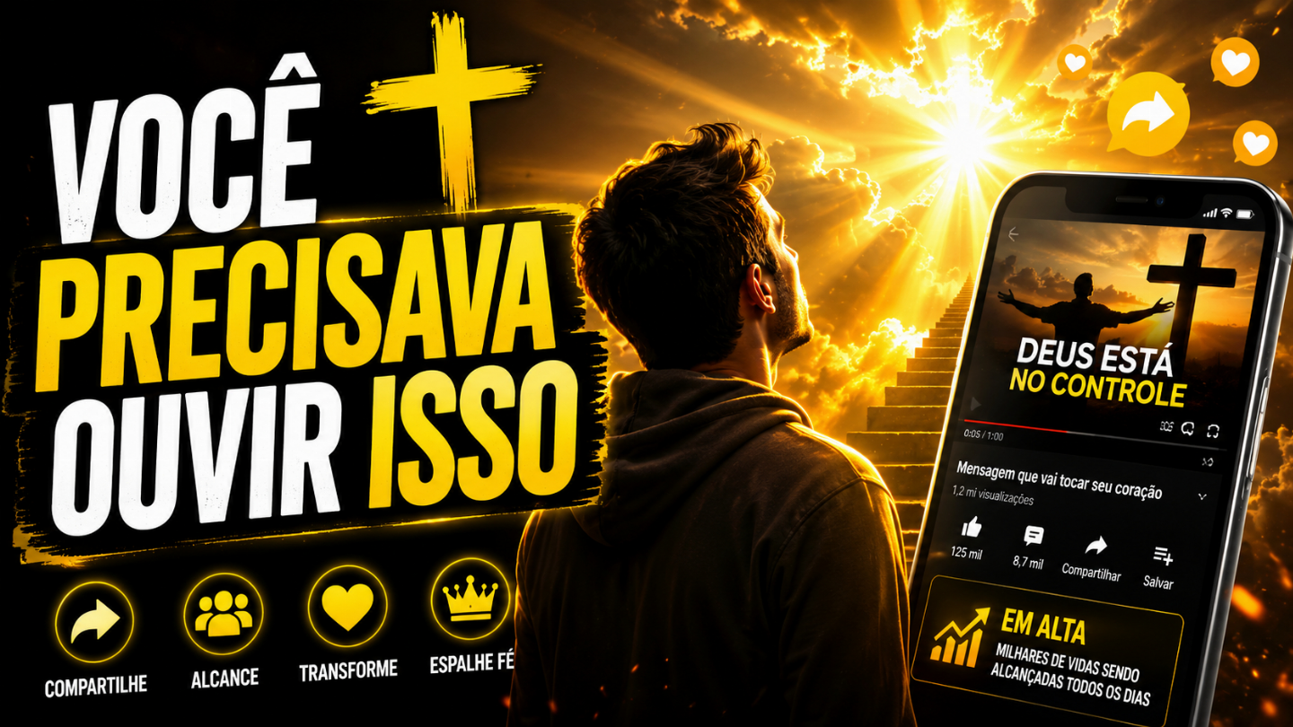 +400 Vídeos Evangélicos TikTok Reels Shorts - Envio Imediato Entrega Automática