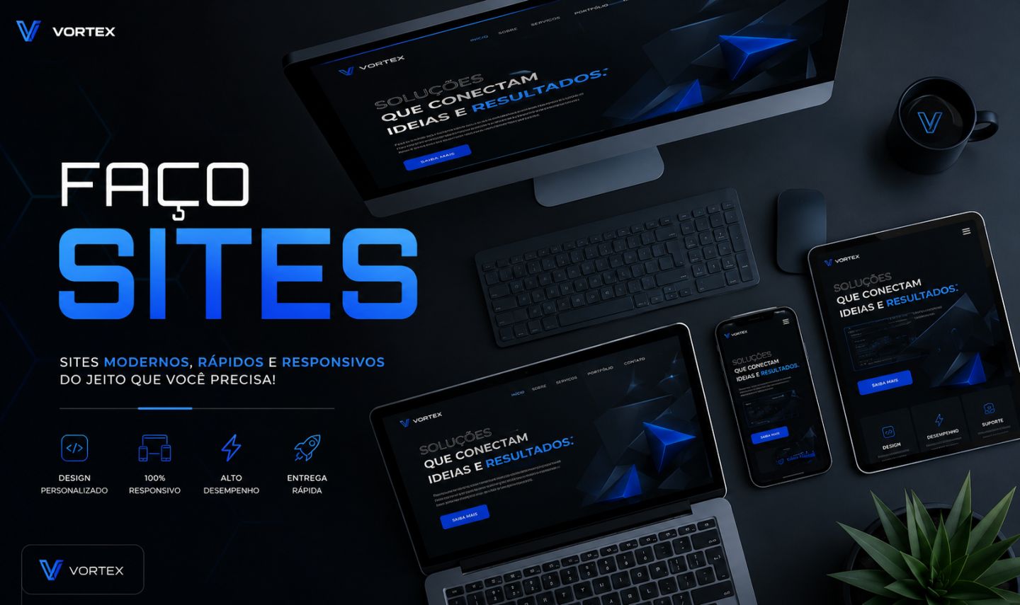SITES PROFISSIONAIS E RESPONSIVOS | DESENVOLVIMENTO WEB