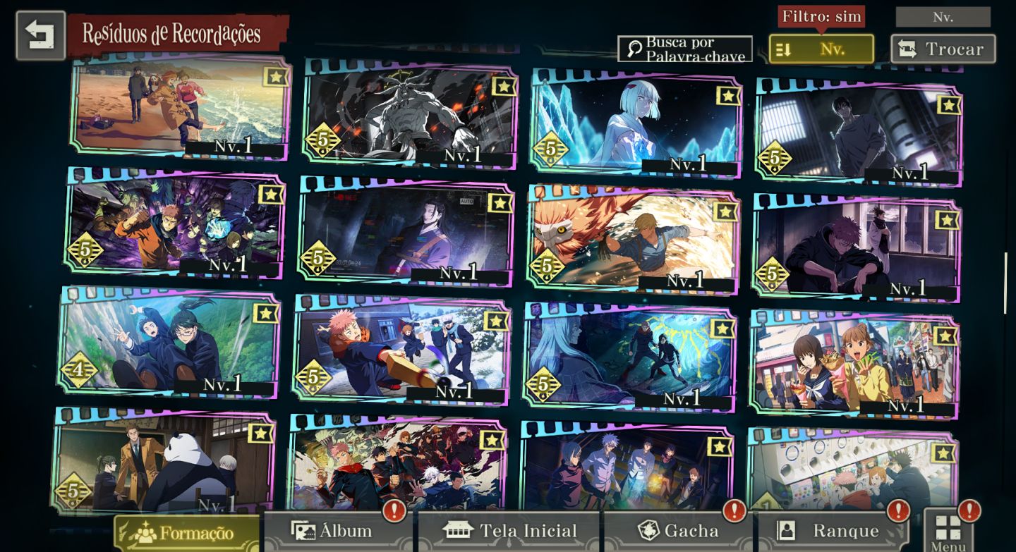 CONTA JUJUTSU KAISEN PHANTOM PARADE END GAME