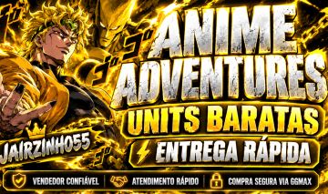 LOJA ANIME ADVENTURES | UNITS RARAS! (VALOR NEGOCIAVEL)