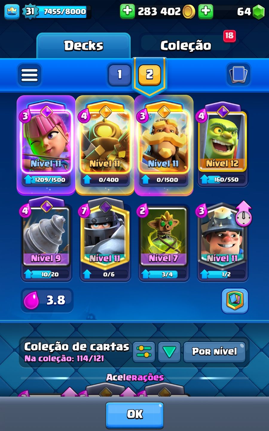 FULL ACESSO | Conta de Clash Royale
