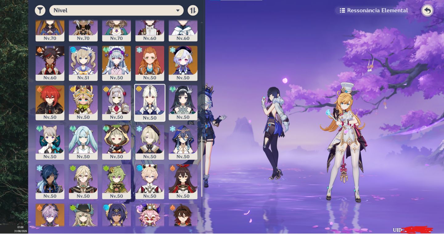 Conta com 40 personagens 5 - Servidor América - Pc/Android