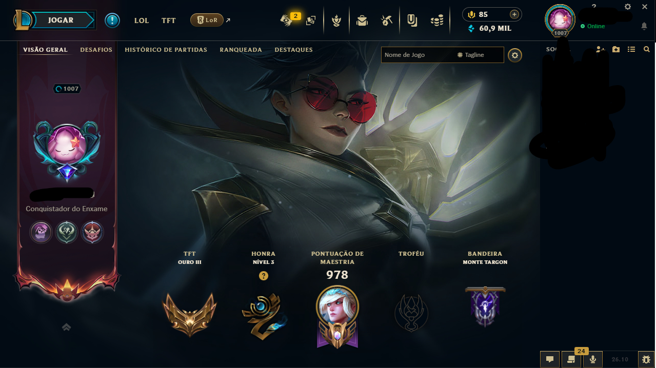 Conta LOL/TFT/Valorant