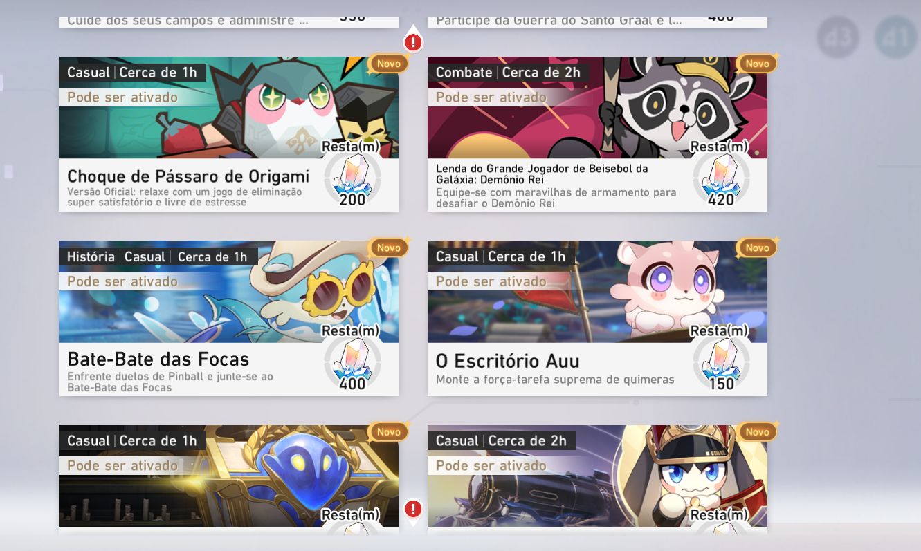 Conta Honkai Star Rail Euforia Team lv 36 todos eventos on user e niver livres
