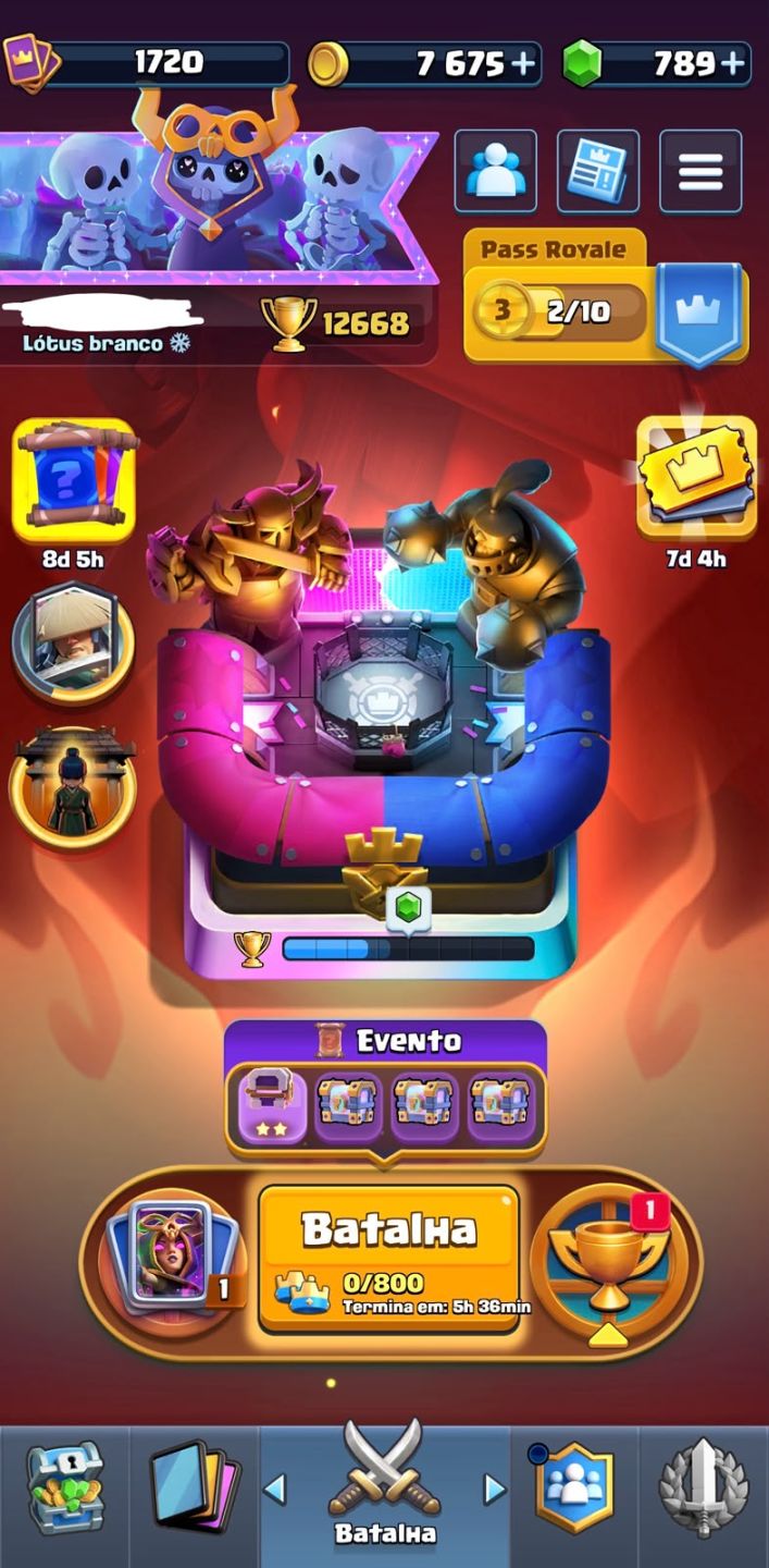 CONTA CLASH ROYALE 4 ANOS DE JOGO (Valor Negociável)