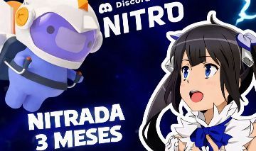 (DISCORD) CONTA NITRADA 3 MESES E 1 MÊS NITRO