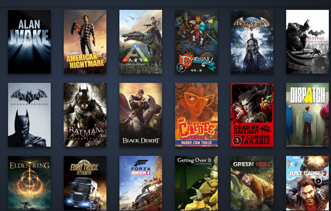 Minha conta da Steam