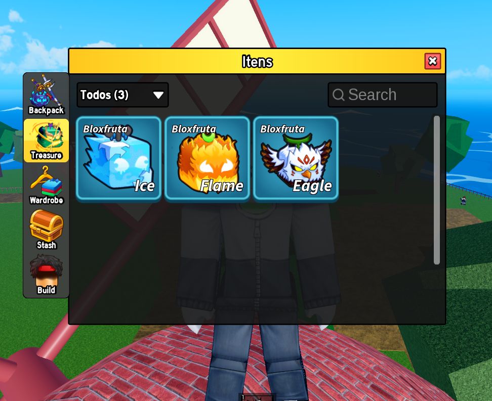 CONTA ROBLOX - BLOX FRUIT - LV 1 - COM ICE, FLAME E EAGLE NO INVENTARIO, $55.227