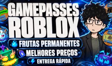 [Melhores Preços] Gamepasses e Frutas Permanentes Blox Fruits | Entrega Rápida