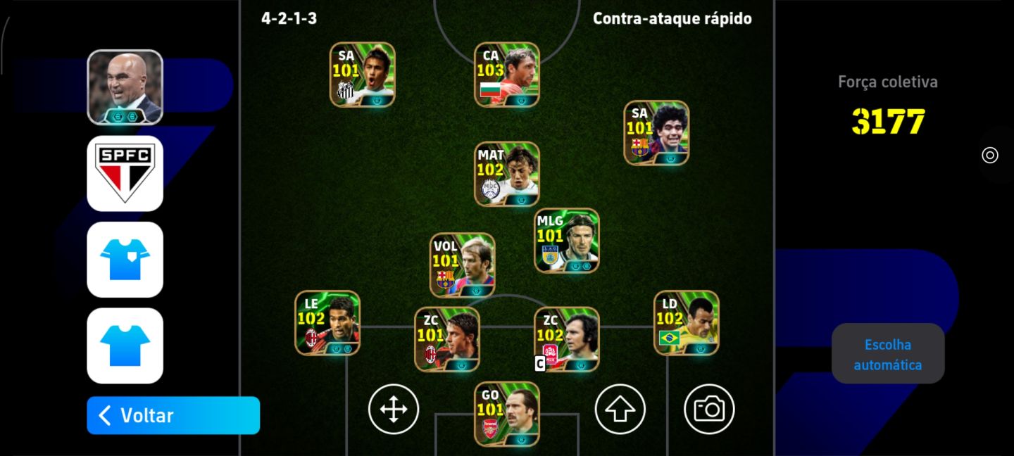 CONTA eFootball TIME LENDÁRIO + SELEÇÃO PORTUGAL COMPLETA!