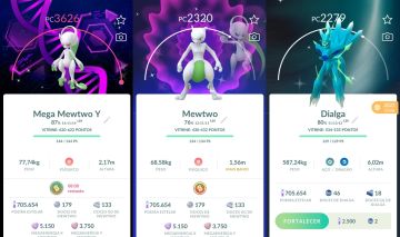 CONTA UP COM DUPLA ORIGEM SHINY ZACIAN E MEGA MEWTWO CM FUNDO SHINY - POKEMON GO
