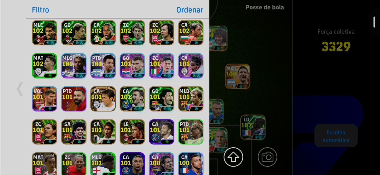 CONTA EFOOTBALL COM 3337 DE FORÇA MÁXIMA,SO PEGAR E SER FELIZ JOGANDO!!