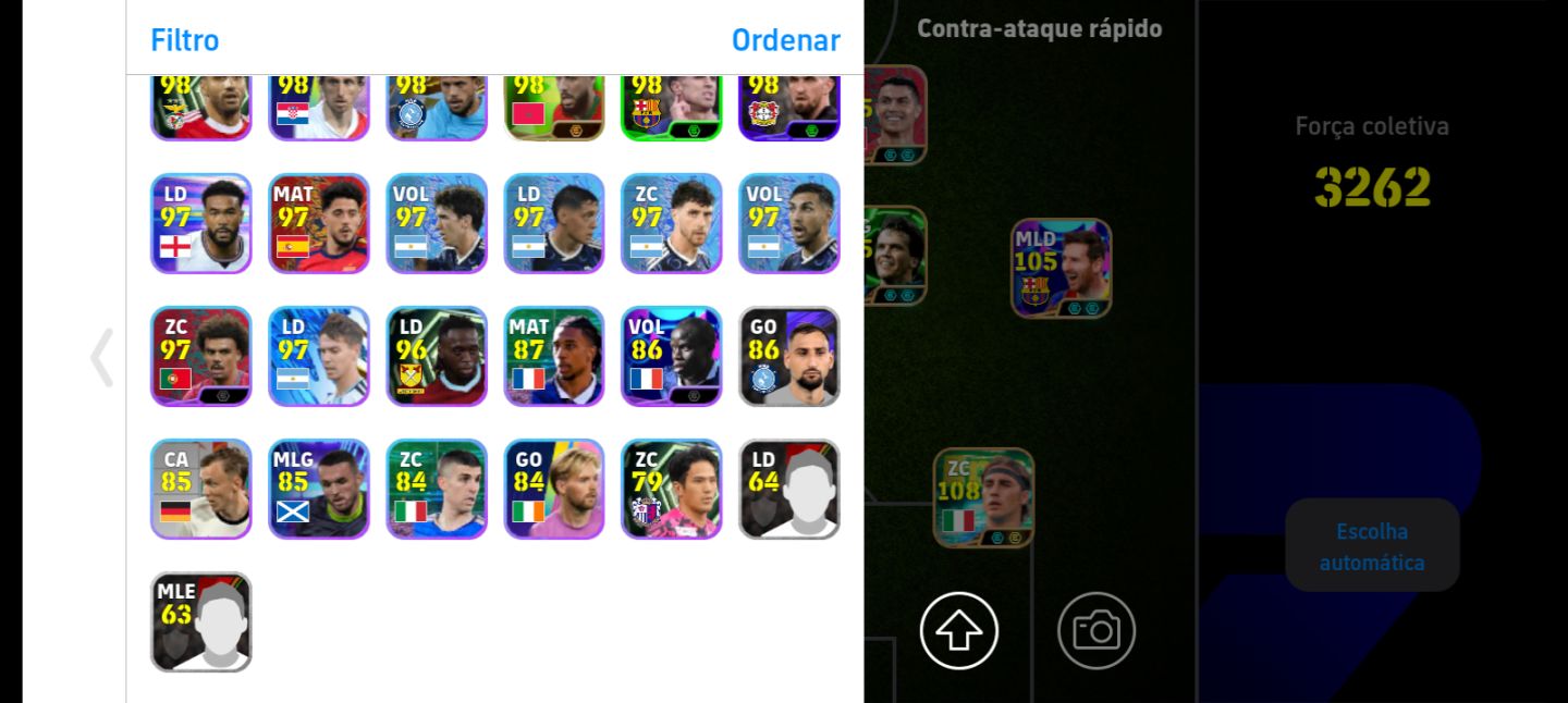 Conta de efootball 3262 overal