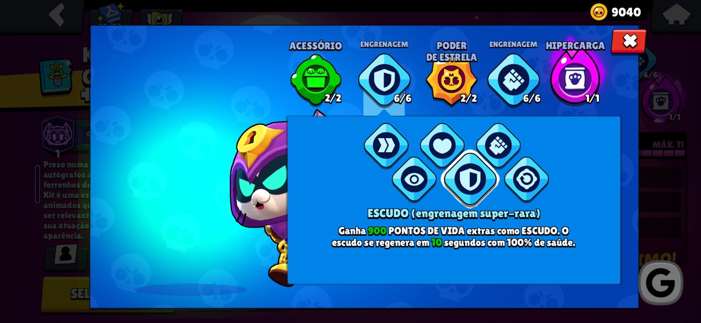 Conta quase full de Brawl Stars, criada em 2019