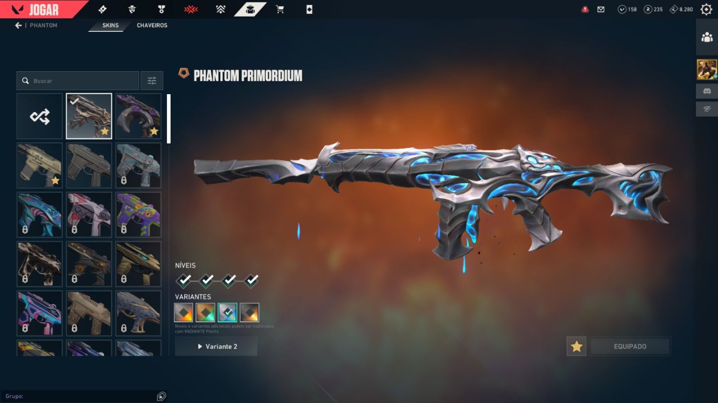 Conta valorant 1k+ gastos