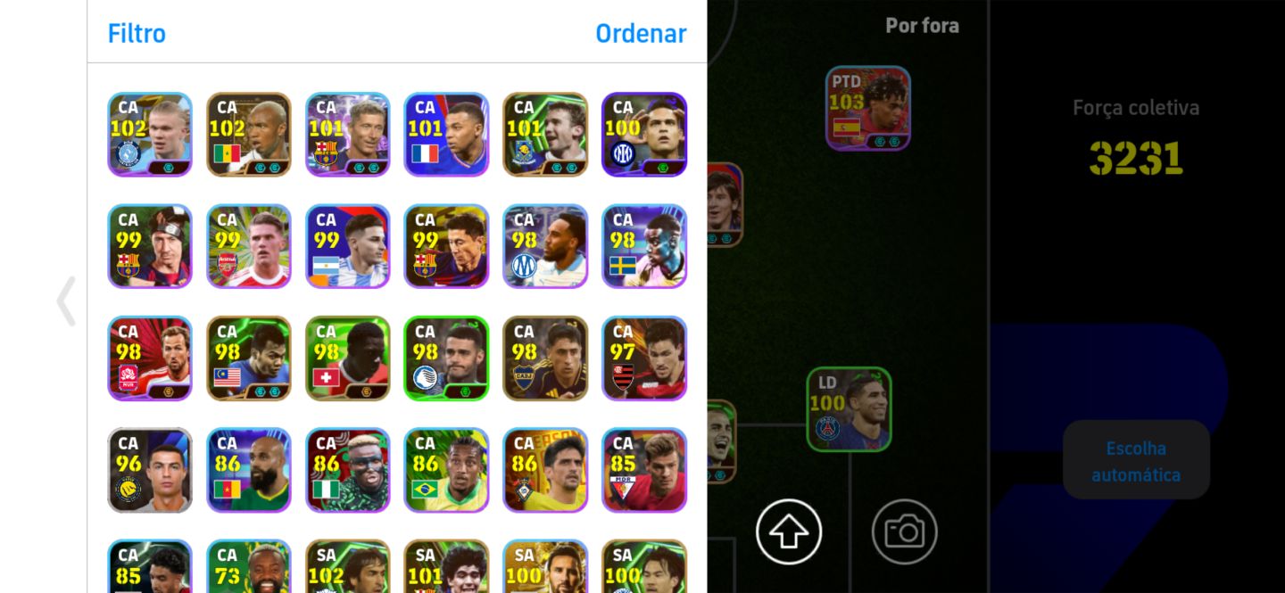 CONTA EFOOTBALL RARA