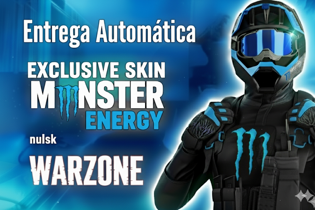 SKINS MONSTER CLUTCH OPERATOR - WARZONE QUALQUER PLATAFORMA - ENTREGA AUTOMATICA