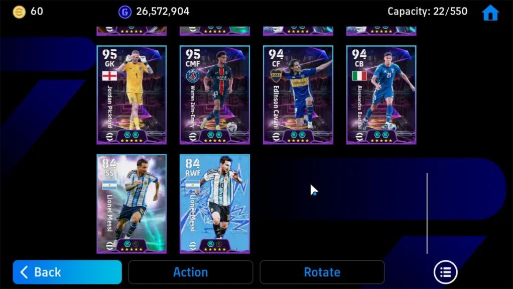 CONTA EFOOTBALL 3204 FC | PLANTEL EPIC | 34 EPICOS | BECKENBAUER & RIJKAARD