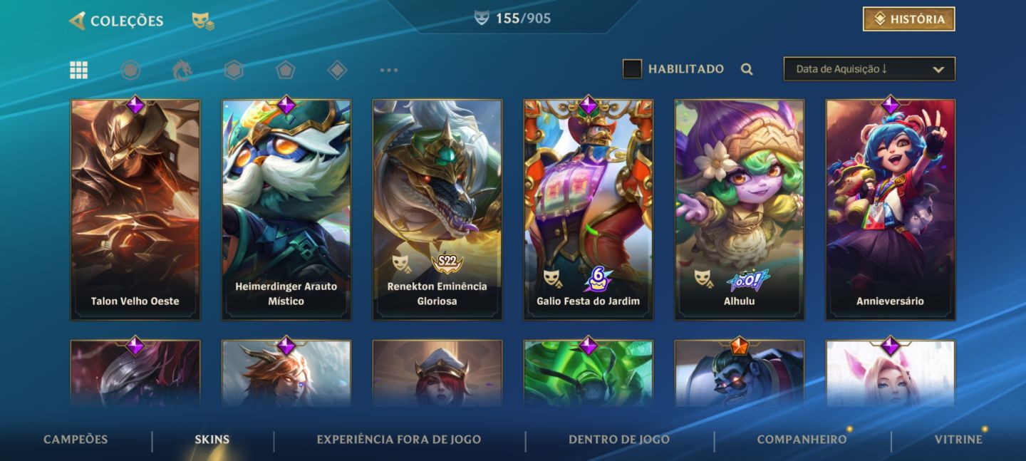 Conta de wild rift
