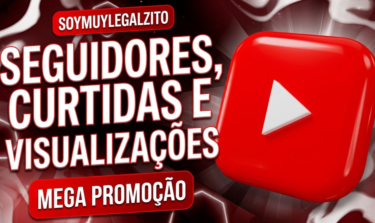 MEGA PROMOÇÃO [ENTREGA RÁPIDA] Inscritos, Views e Curtidas YouTube